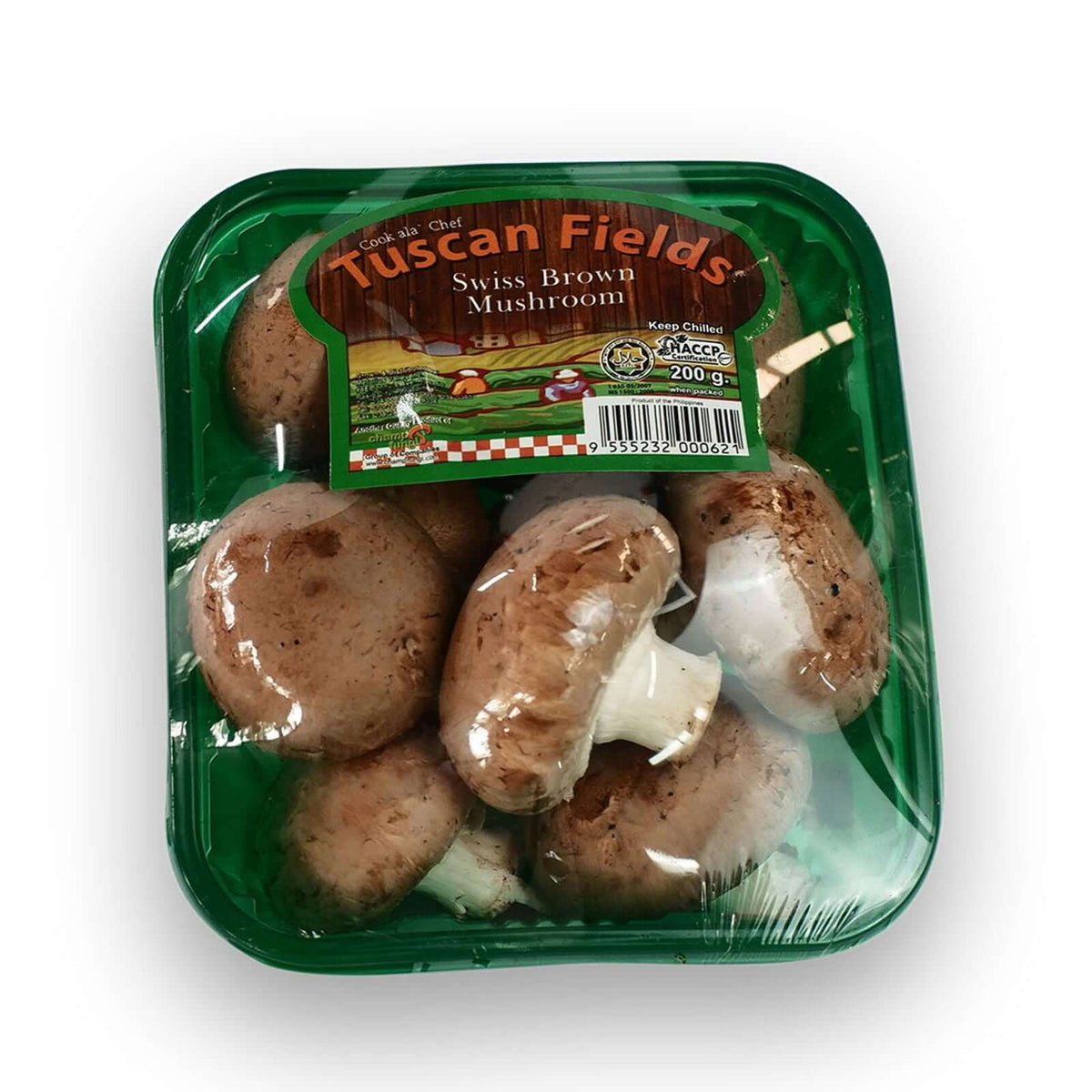 Swiss Brown Mushrooms pack 1 Palengke Delivery Online Safe Select