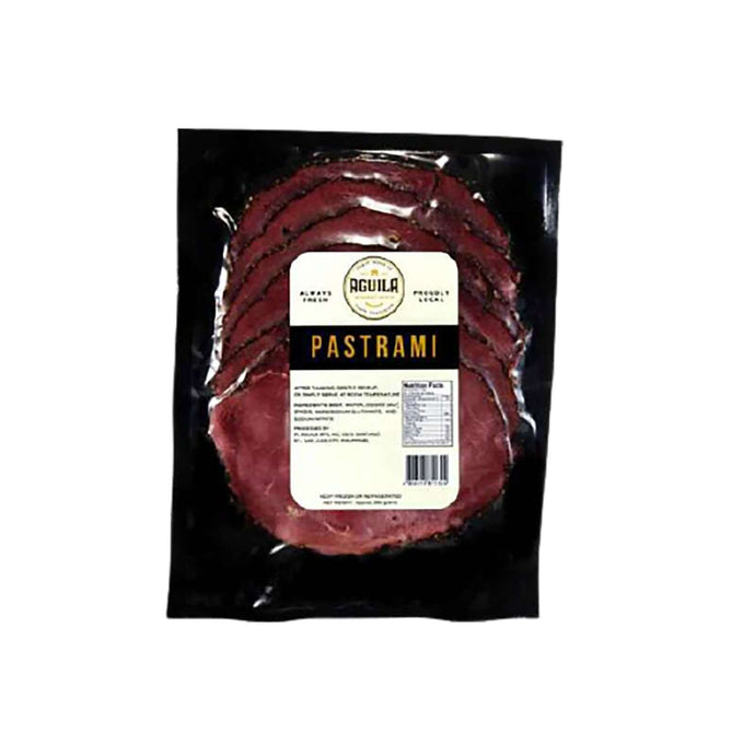 Beef Pastrami 250g - Aguila (pack) Aguila Deli Fresh Next-Day Online Palengke Aguila Delivery in Metro Manila, Philippines by Safe Select